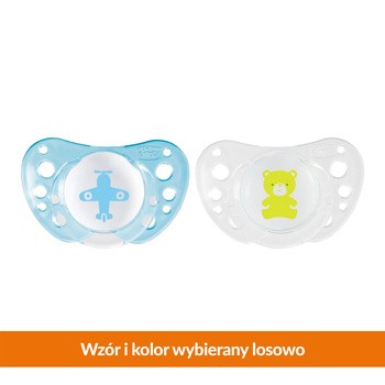 Chicco, smoczek PhysioForma Air, niebieski, 0-6 m, 2 szt.