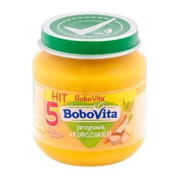 BoboVita, zupka jarzynowa z kurczakiem, 5 m+, 125 g