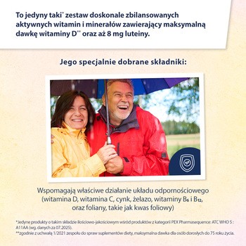 Vita-Miner Senior D3 + Luteina, tabletki, 60 szt.