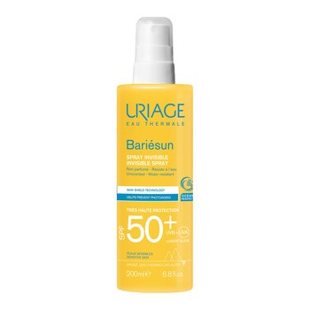Uriage Bariesun Invisible, spray ochronny SPF 50+, 200 ml