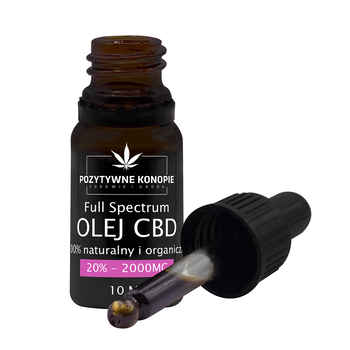 Pozytywne Konopie, olejek konopny CBD 20%, 10 ml