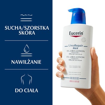 Eucerin Urea Repair Plus, emulsja do ciała z 5% mocznikiem, do skóry suchej i szorstkiej, 400 ml