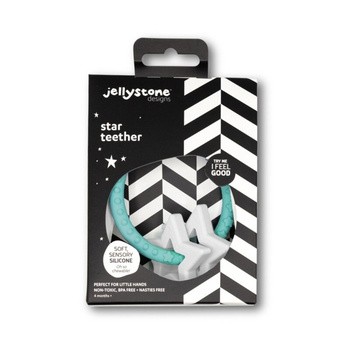 Jellystone Designs, gryzak Gwiazdki, miętowy, 1 szt.