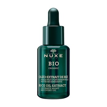 Nuxe Bio, regenerujący olejek odżywczy na noc, olej ryżowy, 30 ml