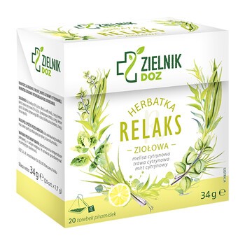 ZIELNIK DOZ Herbatka ziołowa Relaks, 1,7 g, 20 szt.
