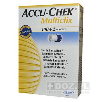 Accu-Chek Multiclix, lancety, 102 szt.