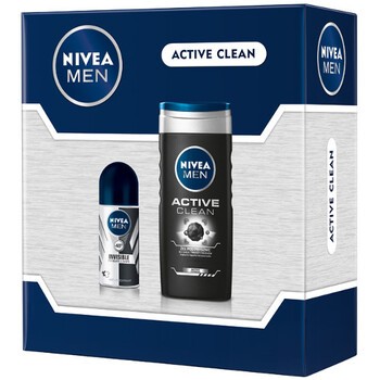 Zestaw Promocyjny Nivea Men Invisible, antyperspirant w kulce, 50 ml + Active, żel pod prysznic, 250 ml