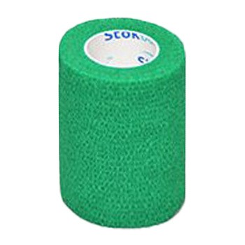 StokBan bandaż elastyczny, samoprzylepny, 4,5 m x 10 cm, ciemny zielony, 1 szt.