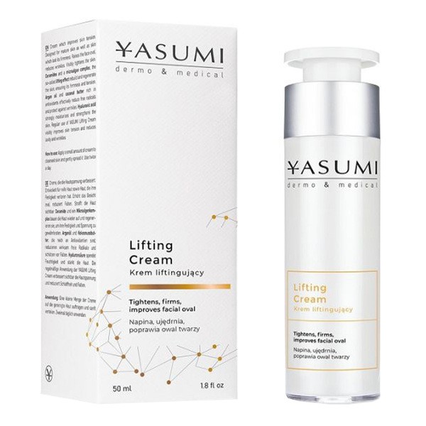 Yasumi Yasumi Lifting Cream, krem liftingujący na zmarszczki, 50 ml — Składniki i ocena