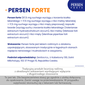 Persen forte, kapsułki twarde, 20 szt.