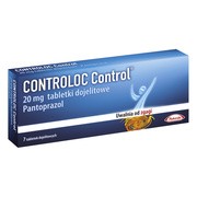 Controloc Control, 20 mg, tabletki dojelitowe, 7 szt.
