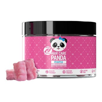 Hair Care Panda Mama, żelki, (Noble Health) 150 g