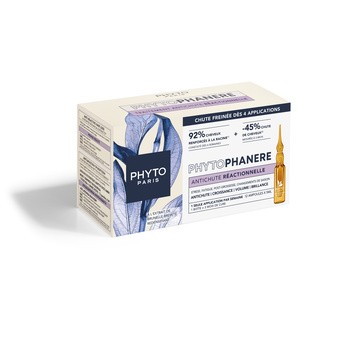 Phyto Phytophanere, kuracja przeciw reakcyjnemu wypadaniu włosów, 12 x 5 ml
