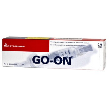 GO-ON 25 mg/2,5 ml, roztwór do wstrzykiwań dostawowych, 1 strzykawka (Parfarma)