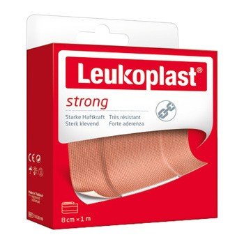 Leukoplast Strong, plaster, 8 cm x 1m, 1 szt.