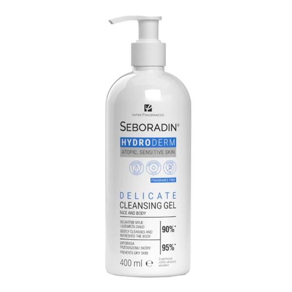 Seboradin Seboradin Hydroderm, żel do mycia ciała i twarzy, 400 ml — Składniki i ocena