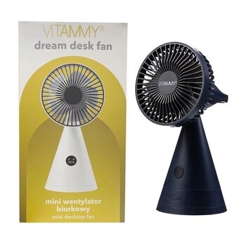 VITAMMY dream desk fan czarny Mini wentylator biurkowy