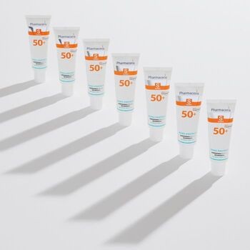 Pharmaceris S Sensi Protect, codzienna emulsja ochronna z kwasem hialuronowym do twarzy i okolic oczu SPF 50+, 50 ml