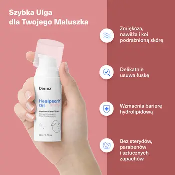 Healpsorin Baby Oil, olejek żelowy, 50 ml