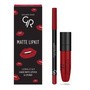 Golden Rose Matte Lipkit, zestaw do makijażu ust, red, 7,6 g