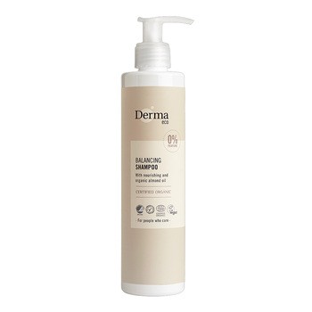 Derma Eco, szampon do włosów z olejkiem migdałowym i ekstraktem z aloesu, 250 ml