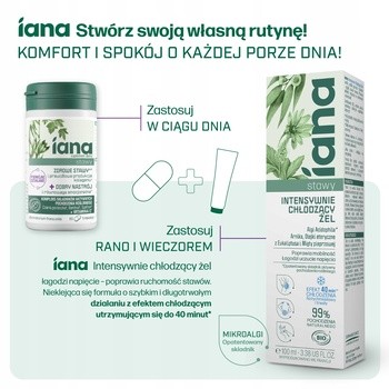 Iana Stawy Zdrowe Stawy + Dobry Nastrój, tabletki, 60 szt.