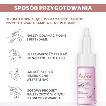 Avene Eau Thermale Hyaluron Active Procedure, serum ujędrniające, 18 ml + 2 ml
