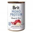 Brit Mono Protein Lamb & Rice, monobiałkowa karma mokra dla psów, jagnięcina i ryż, 400 g