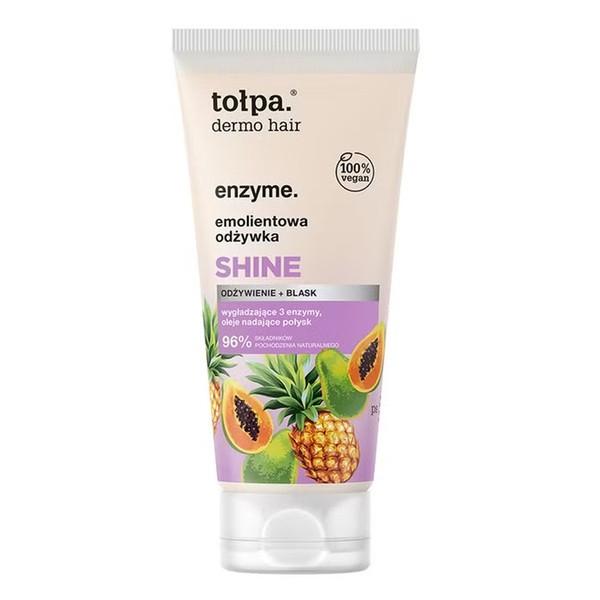 Tołpa Tołpa dermo hair enzyme. Shine, Spülung rückfettend für das Haar, 200 ml — Inhaltsstoffe und Bewertung