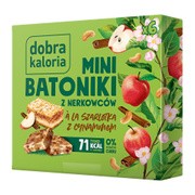 Dobra Kaloria, mini batoniki z orzechów a'la szarlotka, 102 g https://azcdn.doz.pl/image/d/product/dac5ccda-scale-180x180.png
