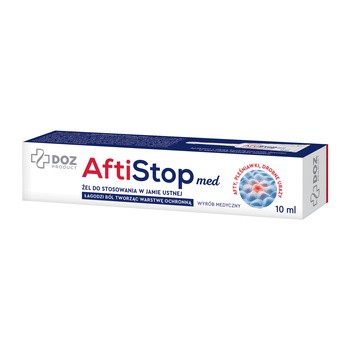 DOZ PRODUCT AftiStop med, żel do stosowania w jamie ustnej, 10 ml