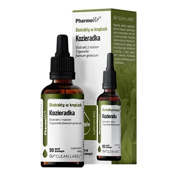PharmoVit Ekstrakty w kroplach Kozieradka, krople, 30 ml