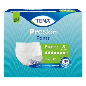 Tena Pants ProSkin Super, majtki chłonne, rozmiar S, 12 szt.