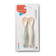 Babyono, elastyczne łyżeczki, beż i szałwia, 2 szt. https://azcdn.doz.pl/image/d/product/6057a754-scale-180x180.png