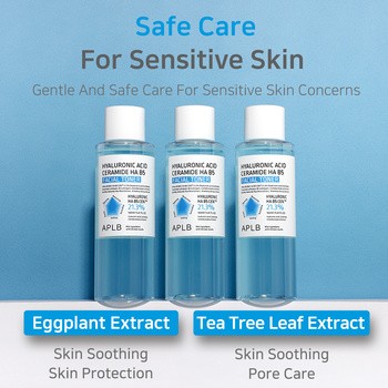 APLB Hyaluronic Acid Ceramide HA B5 Facial Toner, tonik nawilżający do twarzy z kwasem hialuronowym i ceramidami, 160 ml