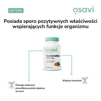 Osavi Kozieradka 550 mg, kaps.twarde, 120 szt