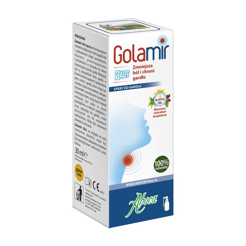 Golamir 2ACT, Spray Do Gardła, 30 Ml