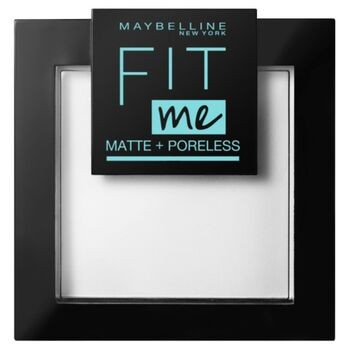 Maybelline Fit Me Matte + Poreless, puder matujący do twarzy w kompakcie, 90 Transparent, 9 g