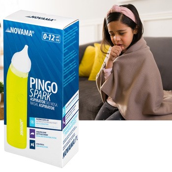 Novama Pingo Spark, aspirator do nosa, limonkowy, 1 szt.