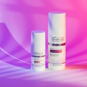 Bielenda Professional SupremeLab Re-Advanced, krem pod oczy odżywczo-przeciwzmarszczkowy z Retinalem 0,03%, 15 ml