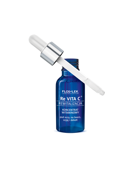 Flos-Lek Laboratorium, Revita C, koncentrat witaminowy pod oczy, na szyję i dekolt, 30 ml