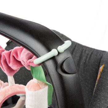 Canpol Babies, zawieszka do wózka/fotelika PASTEL FRIENDS, rózowy, 1 szt.