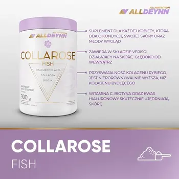 Zestaw 2x Allnutrition ALLDEYNN CollaRose Fish, smak pomarańczowy, proszek, 300 g