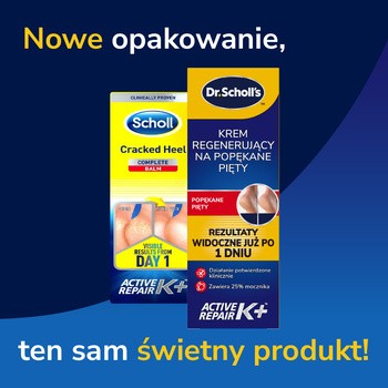 Scholl, krem regenerujący na popękane pięty, 60 ml