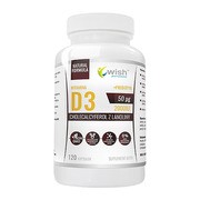 alt Wish Witamina D3 50 µg + L-leucyna + prebiotyk, kapsułki, 120 szt.