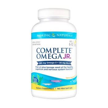 Nordic Naturals Complete Omega Junior, kapsułki, 180 szt.