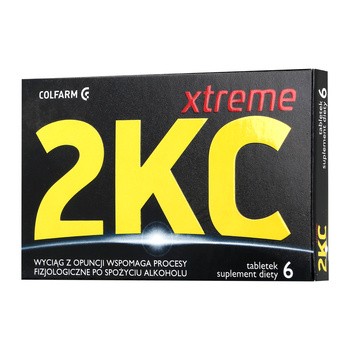 2KC Xtreme, tabletki powlekane, 6 szt.