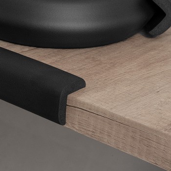 Sipo, piankowa taśma zabezpieczająca, 2 metry, kolor czarny, 1 szt.