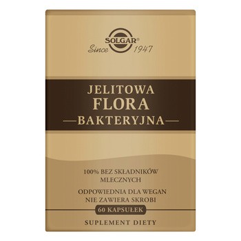 Solgar Jelitowa Flora Bakteryjna, kapsułki, 60 szt.
