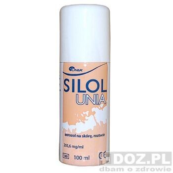 Silol Unia, 205,6 mg/ml, roztwór, aerozol na skórę, 100ml